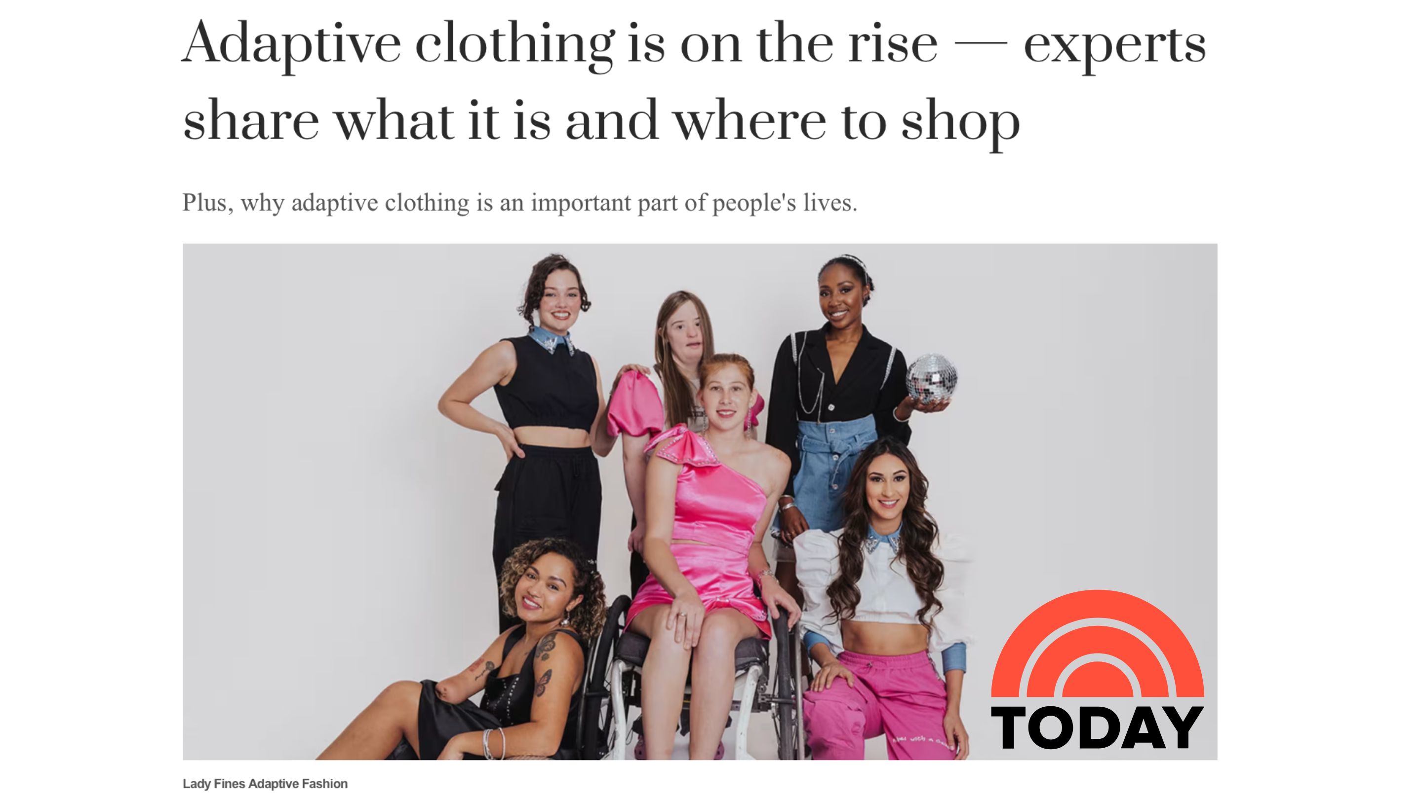 Today Features Lady Fines: Style Without Limits