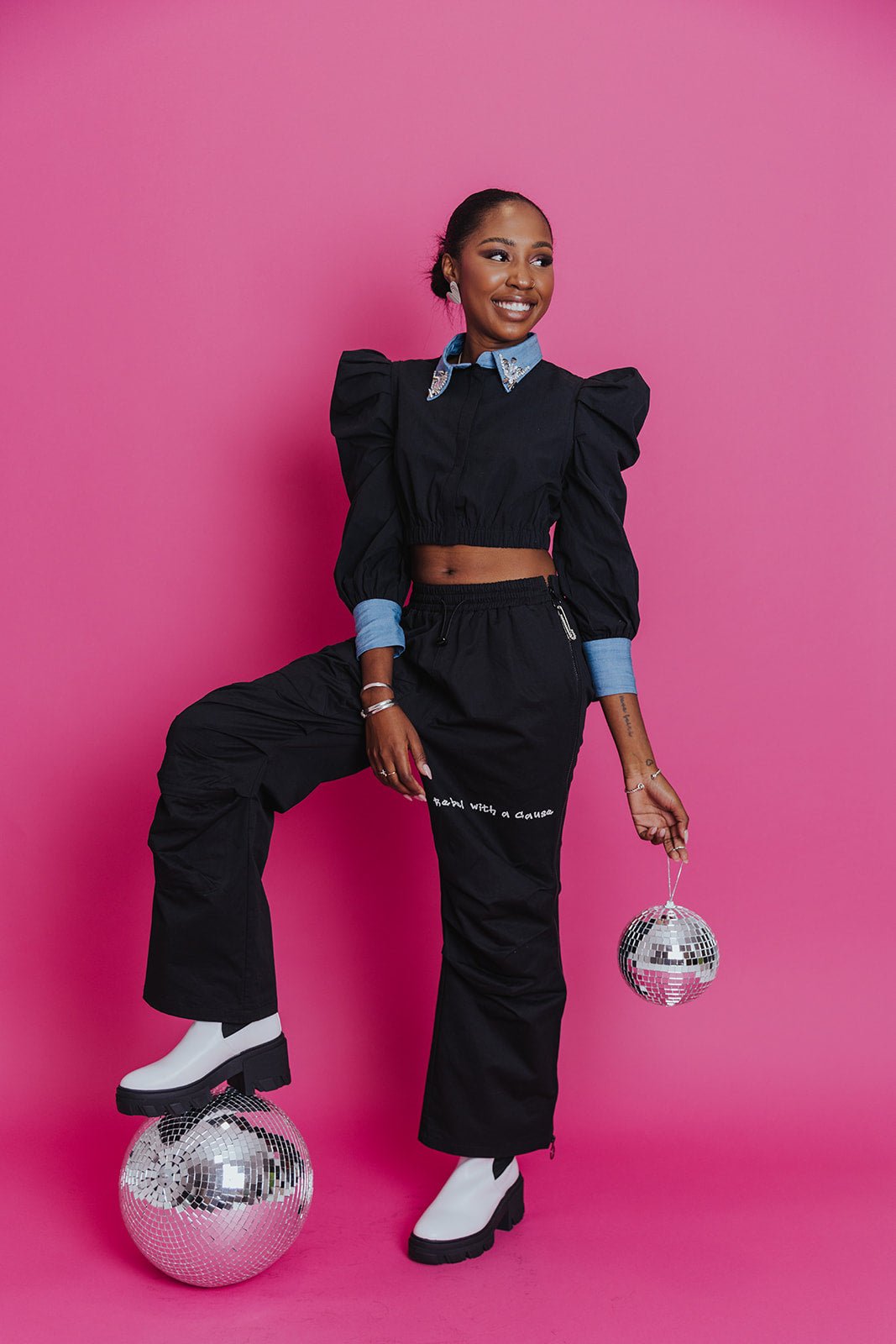 'Rebel with a Cause' Adaptive Cargo Pants - Lady Fines