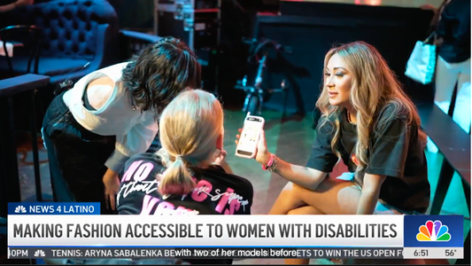 Lady Fines Adaptive Fashion Preps for NYFW with NBC New York