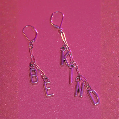 Be Kind Earrings (Silver Edition)
