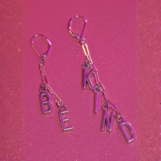 Be Kind Earrings (Silver Edition)