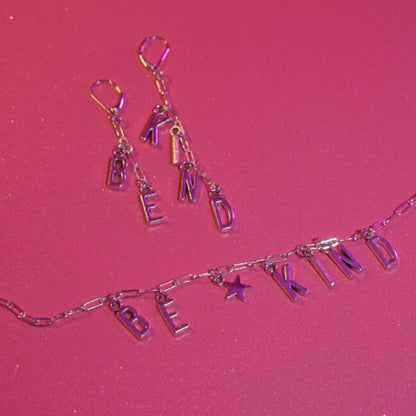 Be Kind Earrings (Silver Edition)