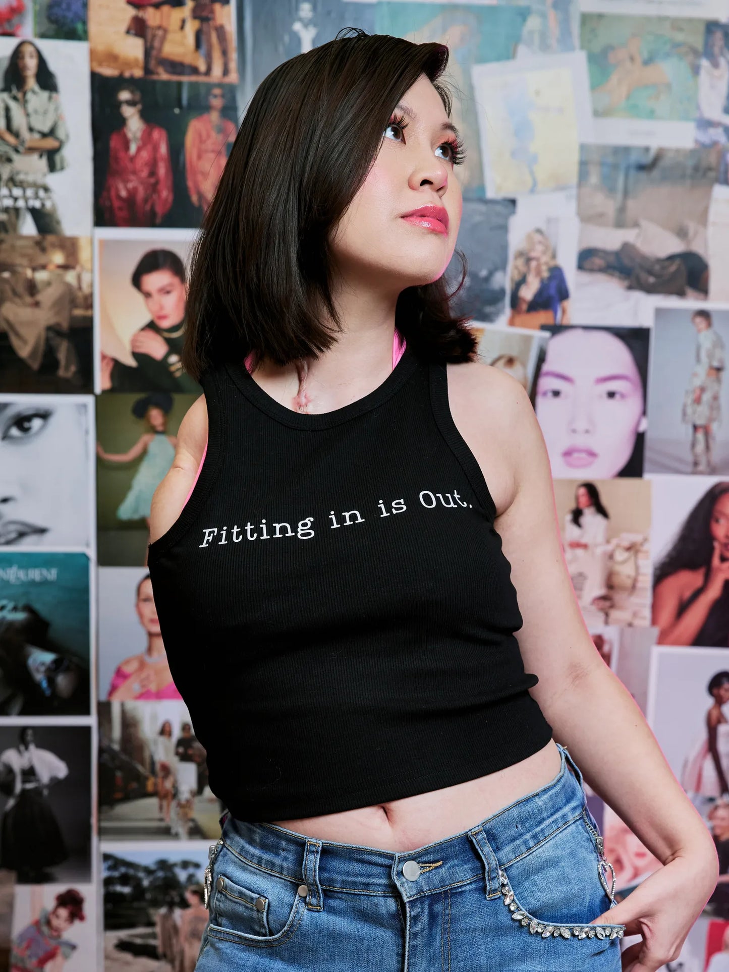 Fitting In Is Out Tank Top