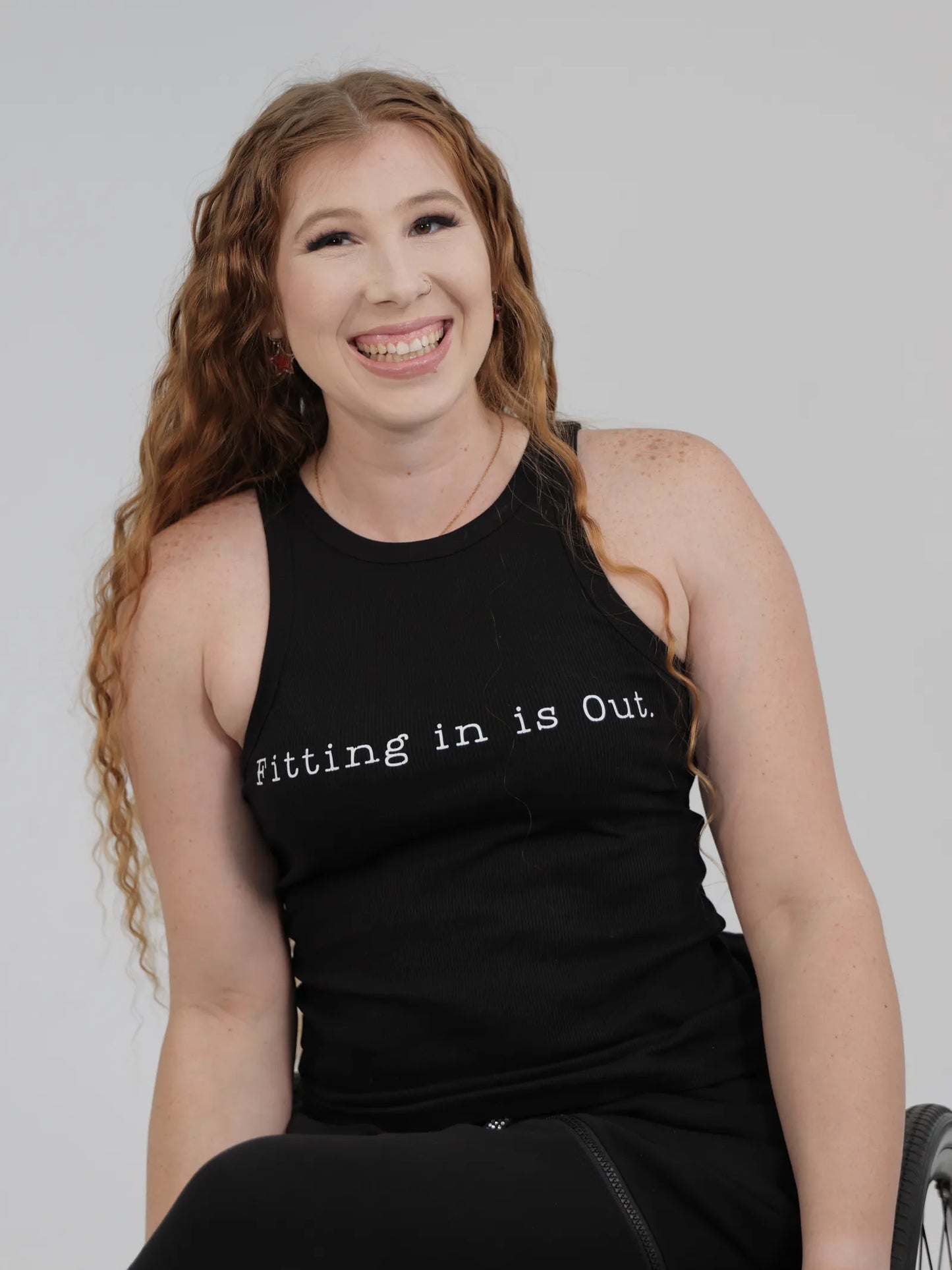 Fitting In Is Out Tank Top