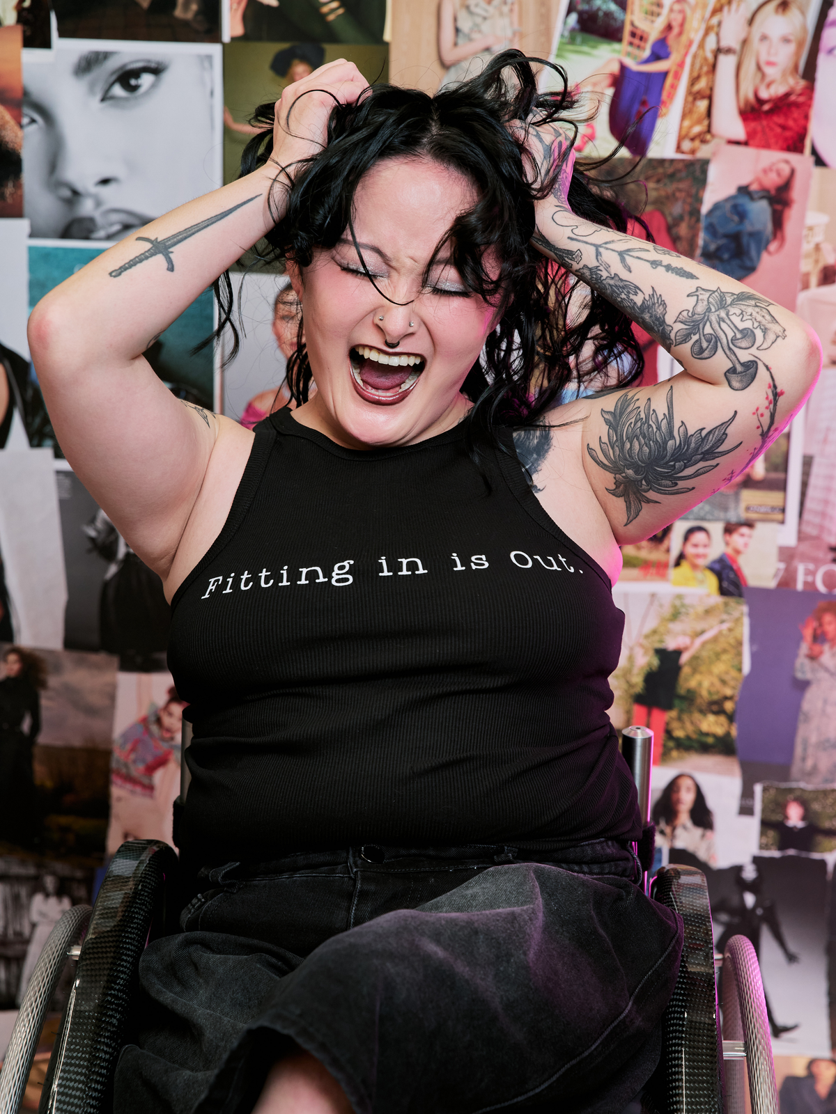 Fitting In Is Out Tank Top