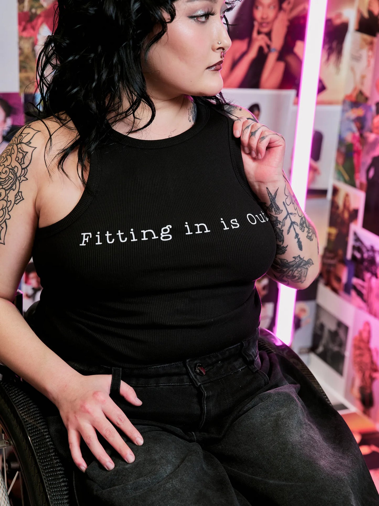 Fitting In Is Out Tank Top