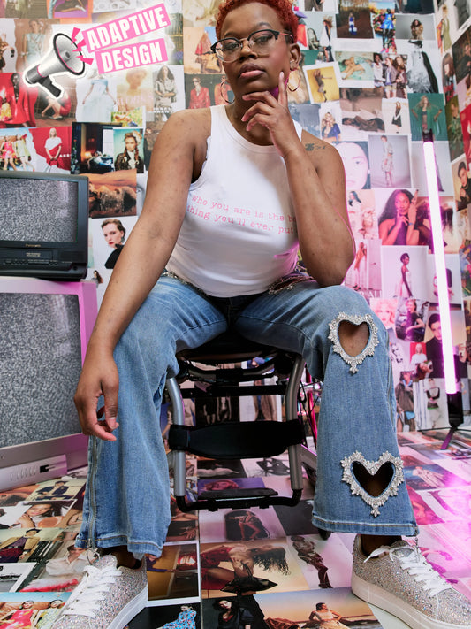 Pretty Lovestruck Adaptive Jeans