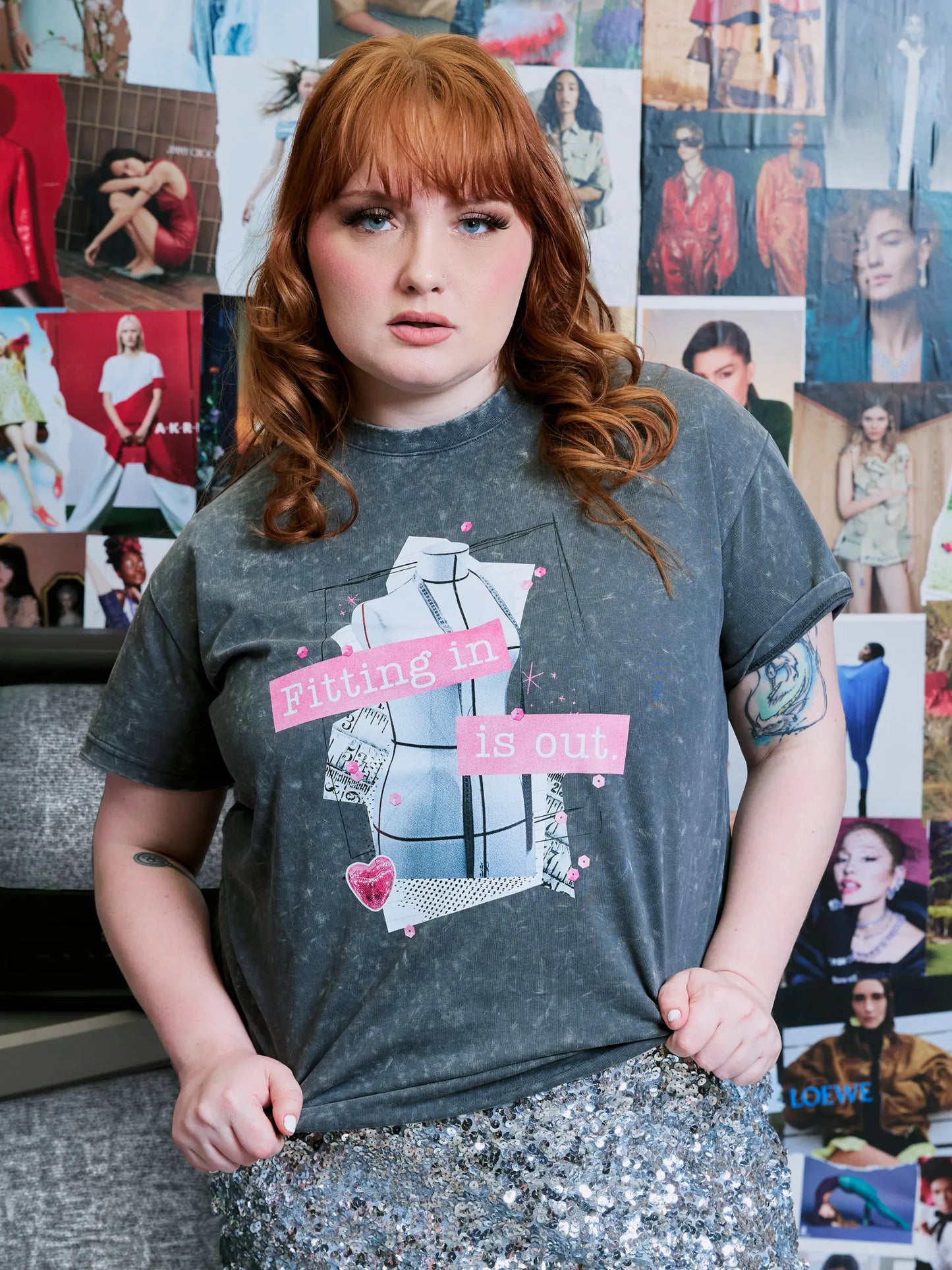 Fitting In Is Out Graphic Tee