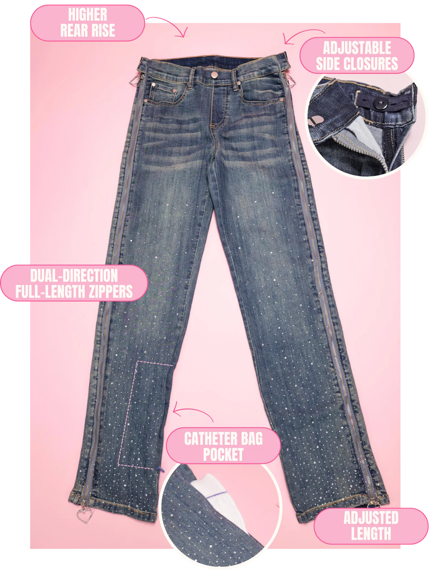 Pretty Iconic Adaptive Jeans