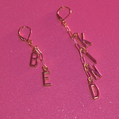 Be Kind Earrings (Gold Edition)