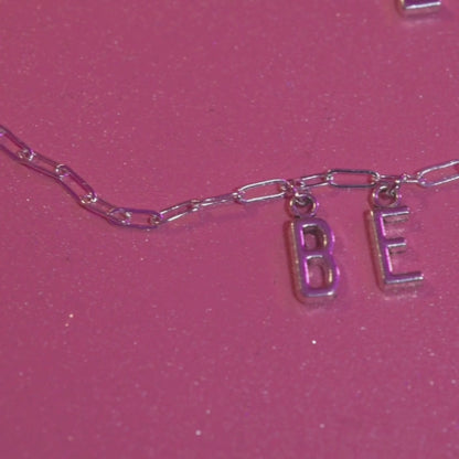 Be Kind Necklace (Silver edition) with a Silver Star Charm